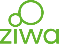 Das Bild zeigt ein Logo mit grünen Buchstaben 'ZIW' auf schwarzem Hintergrund, eingeschlossen in einem grünen Kreis.