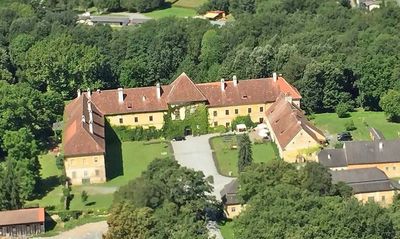 Architecture, Building, Outdoors, Housing, House, Driveway, Aerial View, Car, Vehicle