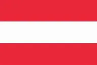Das Bild zeigt eine Flagge mit zwei horizontalen Streifen, dem oberen roten und dem unteren weißen.