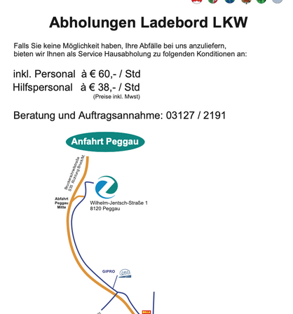 Hausabholungsservice für Hausmüll und Hilfsabfälle von Resourcepark GU-Nord, einschließlich Preise und Bedingungen.