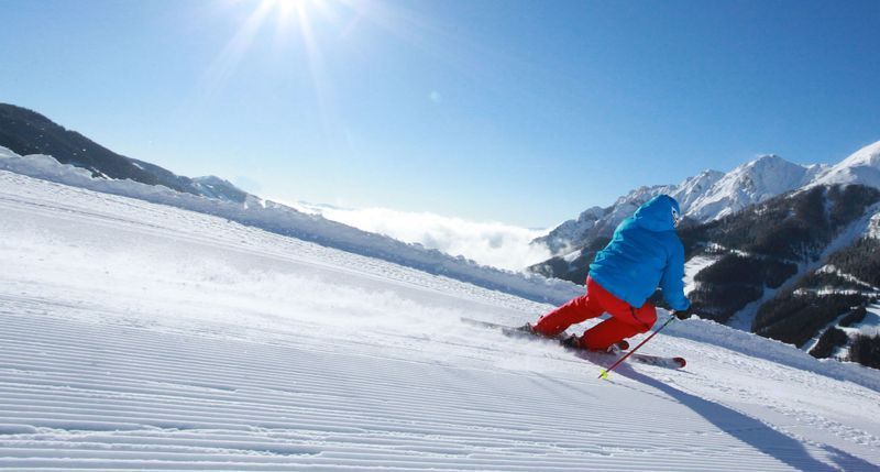 Bild enthält, Nature, Outdoors, Person, Snow, Leisure Activities, Skiing, Sport