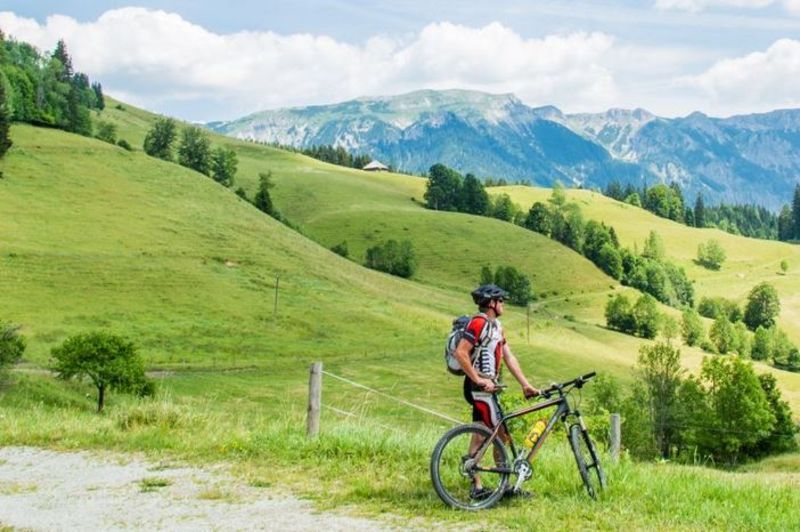 Bild enthält, Helmet, Boy, Male, Person, Teen, Bicycle, Vehicle, Cycling, Backpack, Shoe