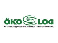 Das Logo für LOKO, Deutschlands größtes Netzwerk für Schulen und Umweltbildung, zeigt ein stilisiertes grünes Blatt mit einer Wirbeldesign.