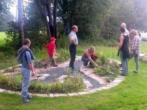 Garden, Nature, Outdoors, Person, Walking, Grass, Park, Backyard, Gardening, Man