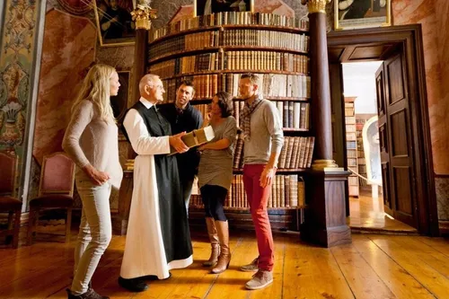 Adult, Male, Man, Person, Book, Library, Shoe, Chair, Furniture, Lady
