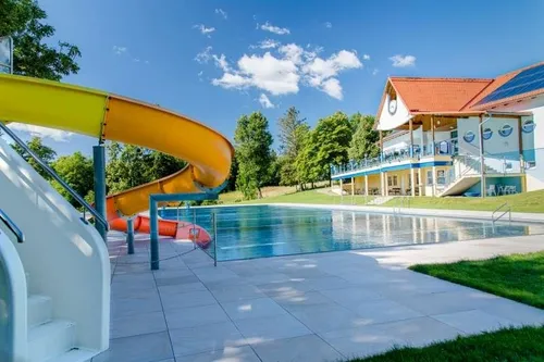 Architecture, Building, Hotel, Resort, Housing, Villa, Water, Pool, Outdoors, Swimming Pool