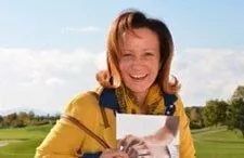 Adult, Female, Person, Woman, Head, Face, Happy, Laughing, Reading