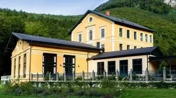 Architecture, Building, House, Housing, Villa, Outdoors, Manor, Person, Nature