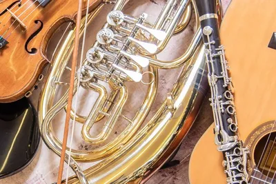 Musical Instrument, Brass Section, Horn, Tuba