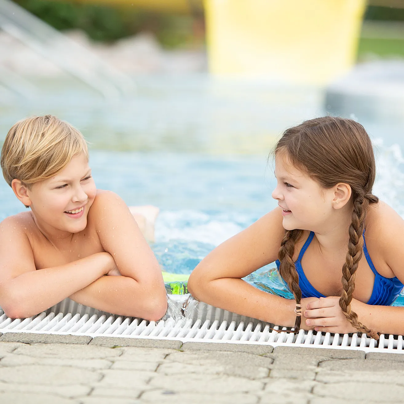 Swimwear, Child, Female, Girl, Person, Pool, Swimming Pool, Water, Face, Head