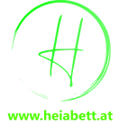 Ein grüner kreisförmiger Logo mit einem weißen Symbol darin, das einem Kreuz mit diagonalen Linien ähnelt. Das Logo ist auf schwarzem Hintergrund mit der Website-URL www.halbatt.at in Weiß darunter geschrieben.