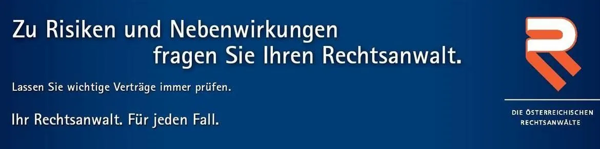 Für Nebenwirkungen fragen Sie Ihren Rechtsanwalt. Prüfen Sie immer Verträge. Für jeden Fall.