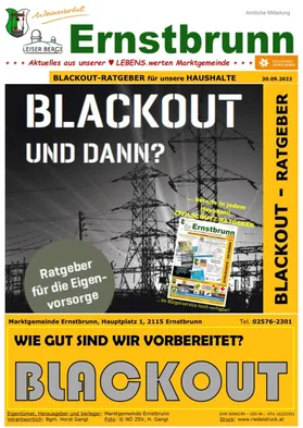 BLACKOUT-Ratgeber Ernstbrunn