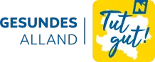 Das Bild zeigt ein Logo mit den Worten 'SIDES' in Blau und 'AND' in Weiß auf schwarzem Hintergrund. Der Hintergrund ist gelb mit einer weißen Umrisslinie einer Karte.