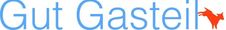 Das Bild zeigt das blaue Logo von 'ut Gastein' auf weißem Hintergrund.
